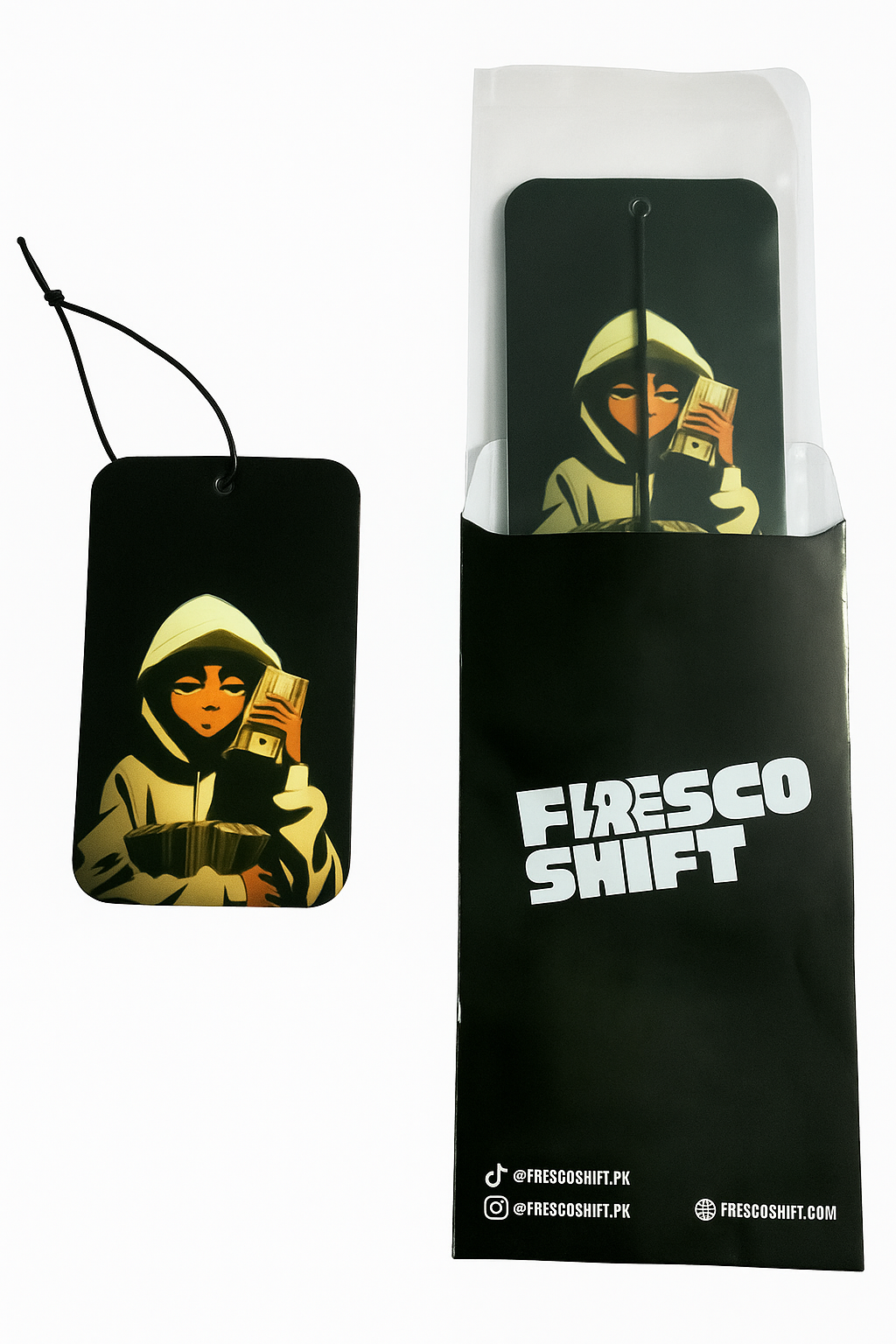 FrescoShift Designer Air Freshener- "Money Moves" Edition