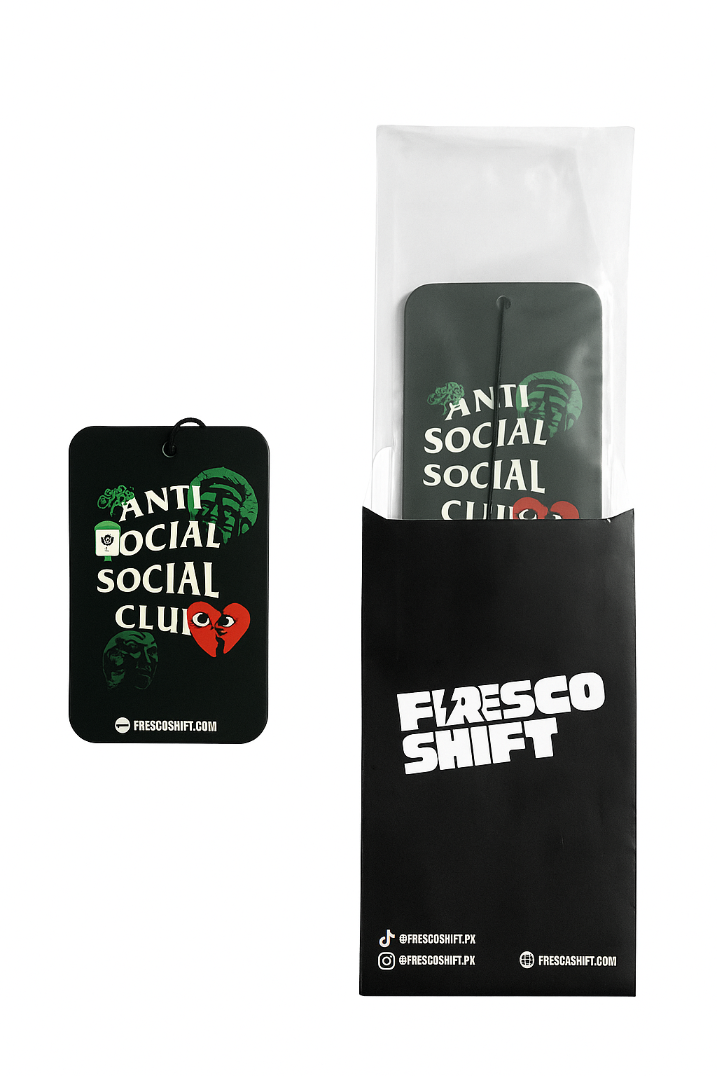 FrescoShift Designer Air Freshener- "Anti Vibe Club" Edition